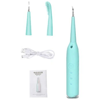 

Blue Ultrasonic Scaler Handpiece Cleaning Oral Irrigator Waterproof Electric USB Tooth Cleaning Instrument Tooth