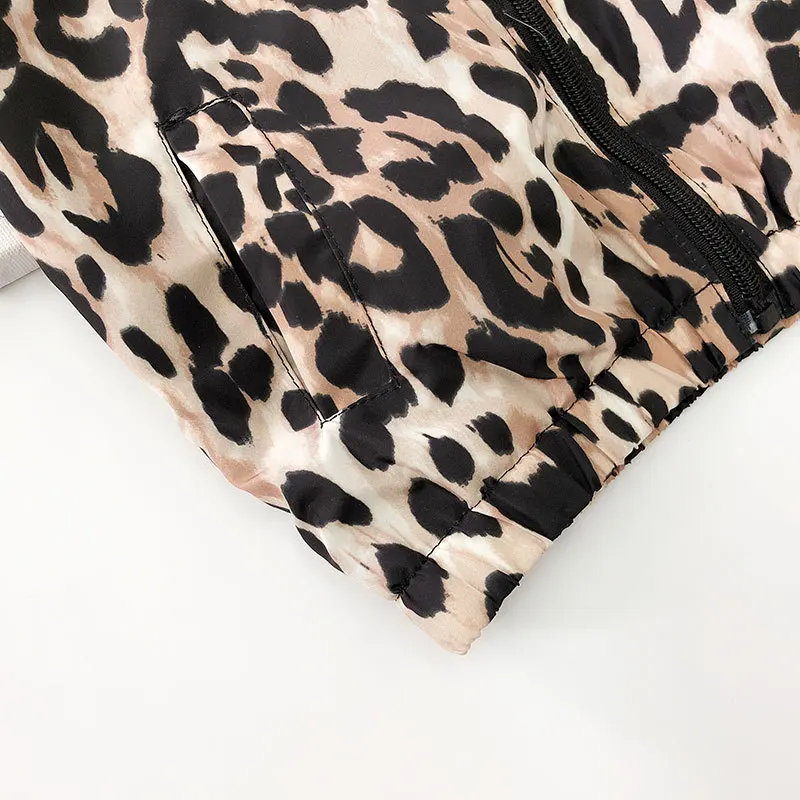 Roupas de Outono Crianças do Bebê da Menina do Menino de Manga Longa de Impressão Leopardo com Capuz Primavera Cabolsas Impermeáveis Jaquetas Lz479 9 Cheap Jaquetas e casacos