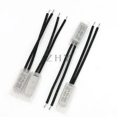 

4 x Bimetal Temperature Switch Thermostat 40 Degree Celsius NC KSD9700
