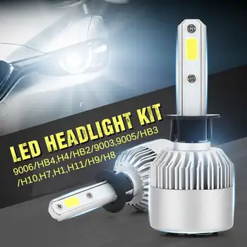 

Audew 2 pcs Auto Car Headlights 9006/HB4, H4/HB2/9003, 9005/HB3/H10, H7, H1, H11/H9/H8 8000LM LED Car Head Light Car Bulbs