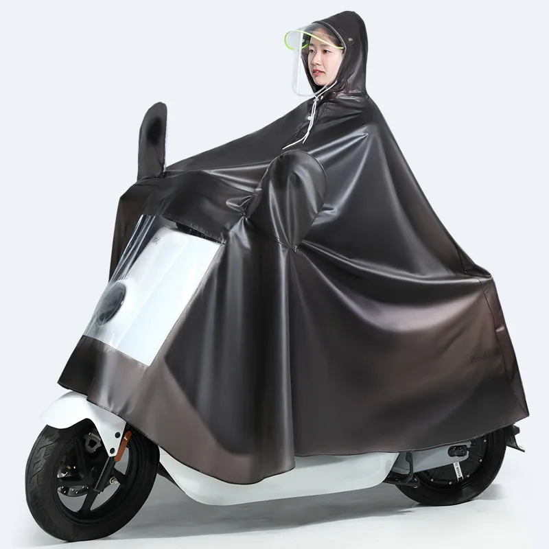 Large Size Bike Waterproof Raincoat Motorcycle Outdoors Vinyl Rain Coat