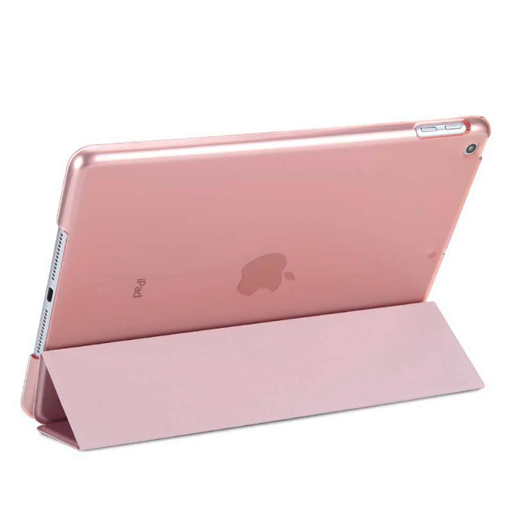 Для iPad 9,7 чехол ультра тонкий из искусственной кожи Стенд смарт-чехол для iPad 5 6 Air 1 2 5th 6th поколения со стилусом+ пленка
