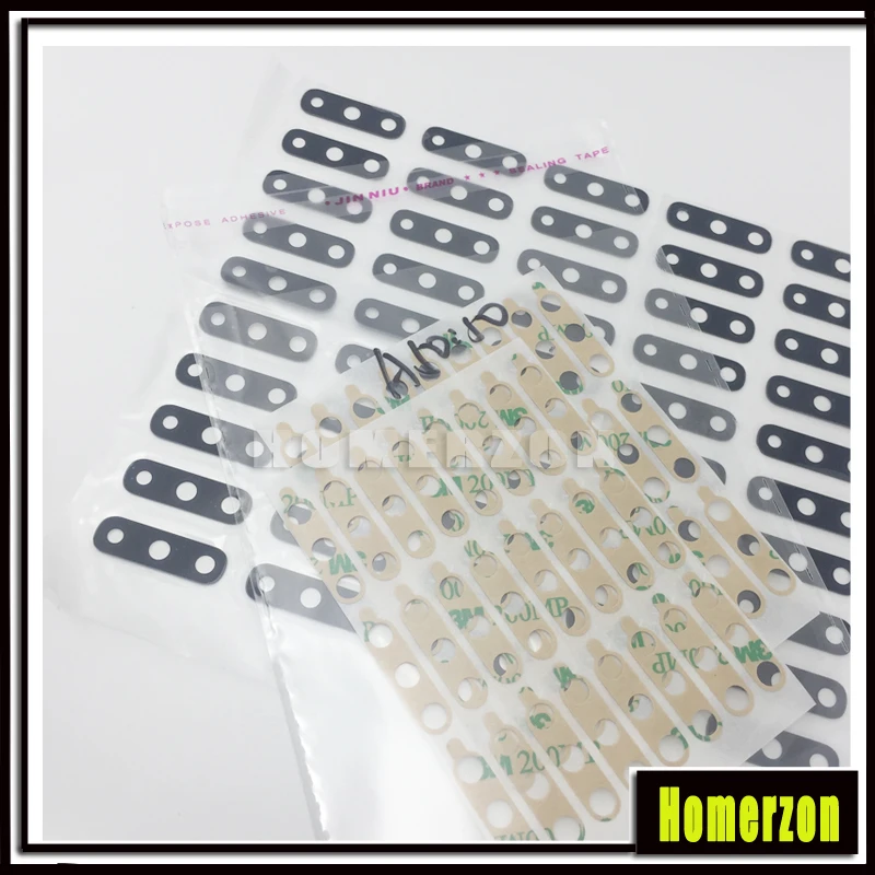 20шт для samsung Galaxy M10 M20 M30 A10 A20 A30 A50 A80Rear Bcak камера стеклянная крышка с клейкой наклейкой запасные части