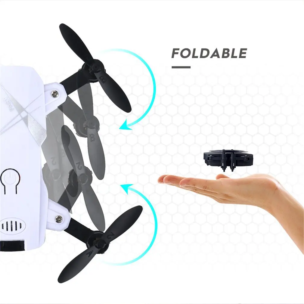 LF602 2.4G Mini FPV Foldable RC Quadcopter Drone Aircraft with 0.3MP Wifi Camera Gesture Selfie Altitude Hold