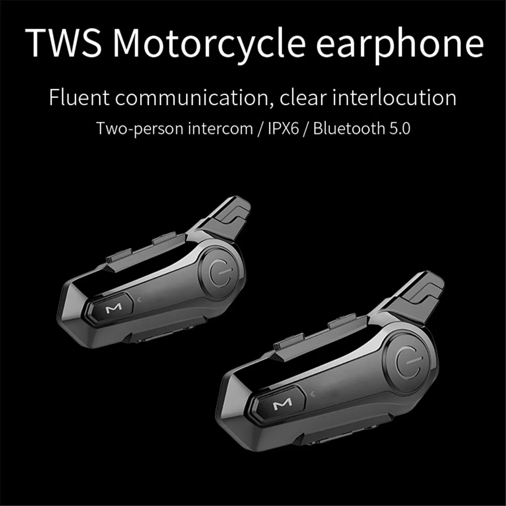 Bluetooth-гарнитура E1 для мотоциклетного шлема переговорное устройство 2 водителей |