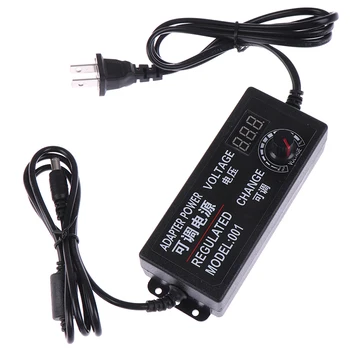 

3-12V 5A Voltage Variable Adjustable AC/DC Power Supply Adapter Display