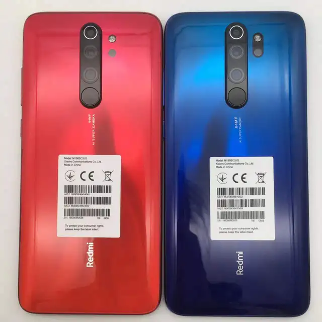 Xiaomi Redmi Note 8 Pro 6G RAM + 64GB/128GB ROM Smartphone 108MP Camera Snapdragon 732G 120Hz AMOLED Display NFC 3