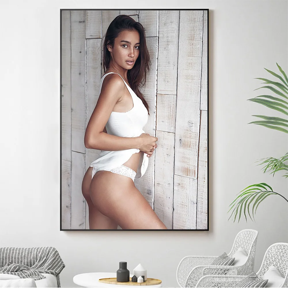 

Silk Cloth Wall Poster Kelsey Merritt Sexy Model Star Art Home Decoration Gift