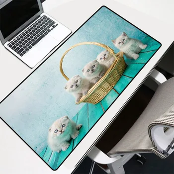 

XGZ Large Mouse Pad Cute Group of Cat Game Console Accessories Mouse Pad Computer Notebook Office Keyboard Desk Mat Mousepad