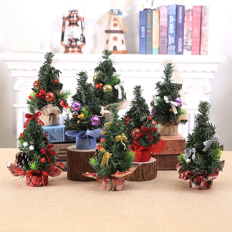 

Christmas Mini Tree Figurine Creative Home Decoration Accessories Christmas Decorations For Home Christmas Gift