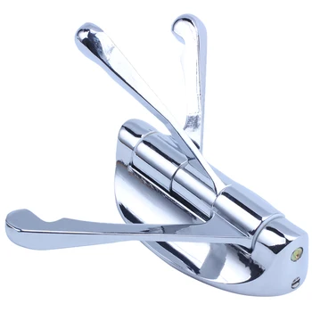 

Swivel Hook Heavy Duty Folding Swing Arm Triple Coat Hook with Multi Three Foldable Arms Towel/Clothes Hanger for Bathroom Kitch