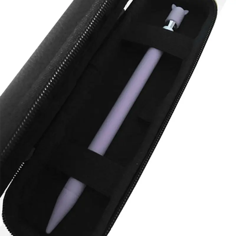 Gato Bonito Orelha Anti-scroll Silicone Protetor Bolsa Titular Nib Capa Protetora Case Pele para Apple Lápis para Ipad 1s - Imagem 4