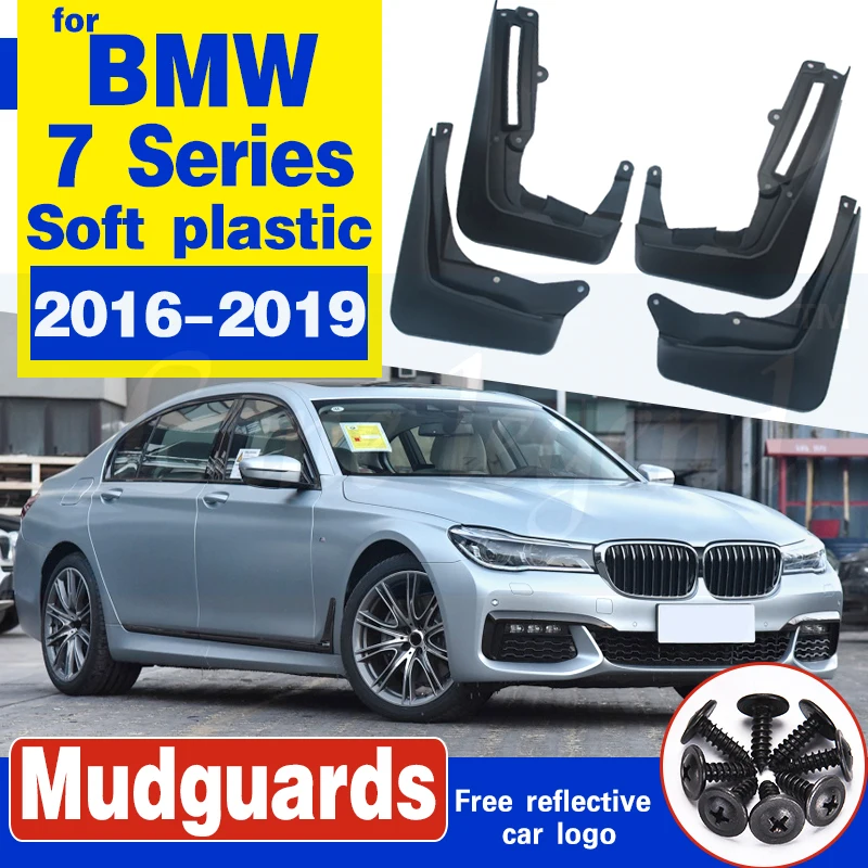 

Front Rear Car Mudflap for BMW 7 Series G11 2016~2019 Fender Mud Guard Flap Splash Flaps Mudguards Accessories 2017 2018 6th Gen