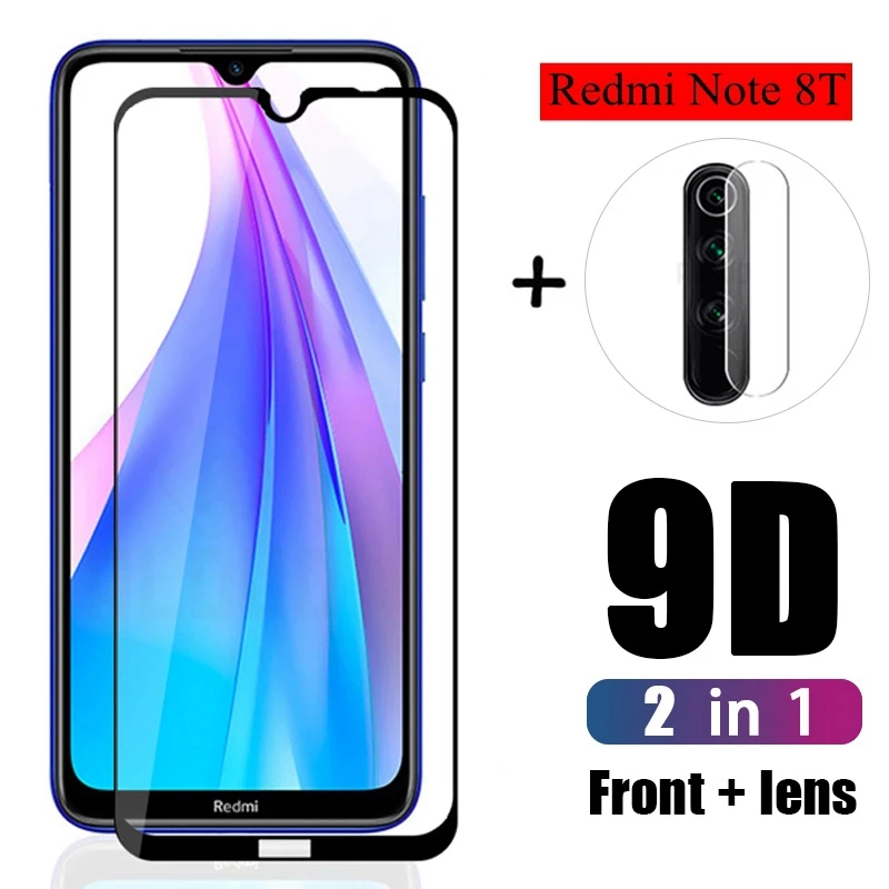Защитное стекло 2 в 1 для Xiaomi Redmi X3 Note 7 8 pro 8T 9s Mi Poco note8 note 9 защита экрана