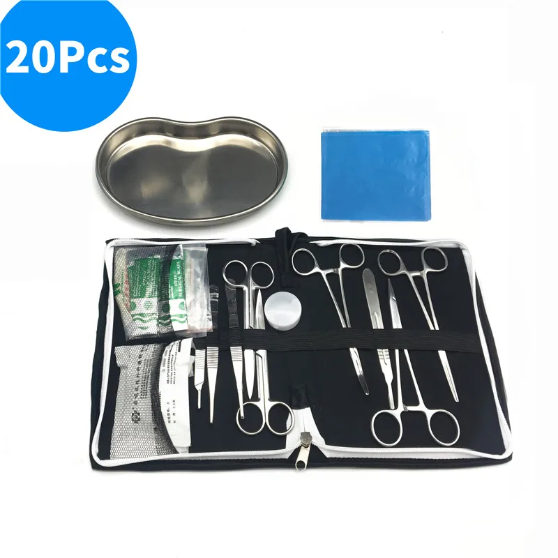 Science Aids training Surgical instrument tool kit/surgical suture package kits set for student - Цвет: 20Pcs Per set