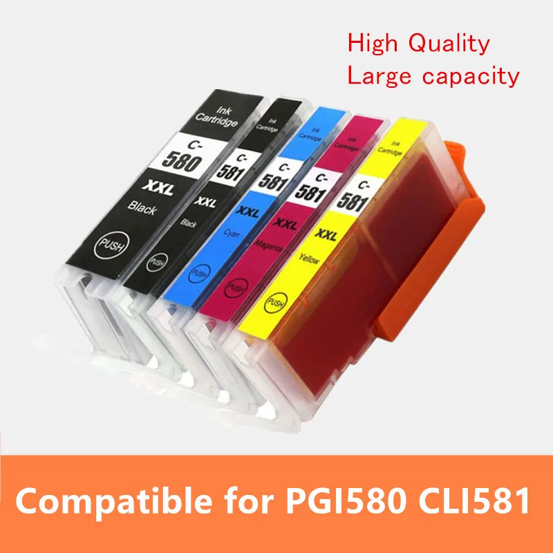 PGI580 чернильный картридж PGI 580 CLI 581 XXL для Canon Pixma TR7550 TR8550 TS6150 TS6151 TS8150 TS8151 TS8152 TS9150 TS9155