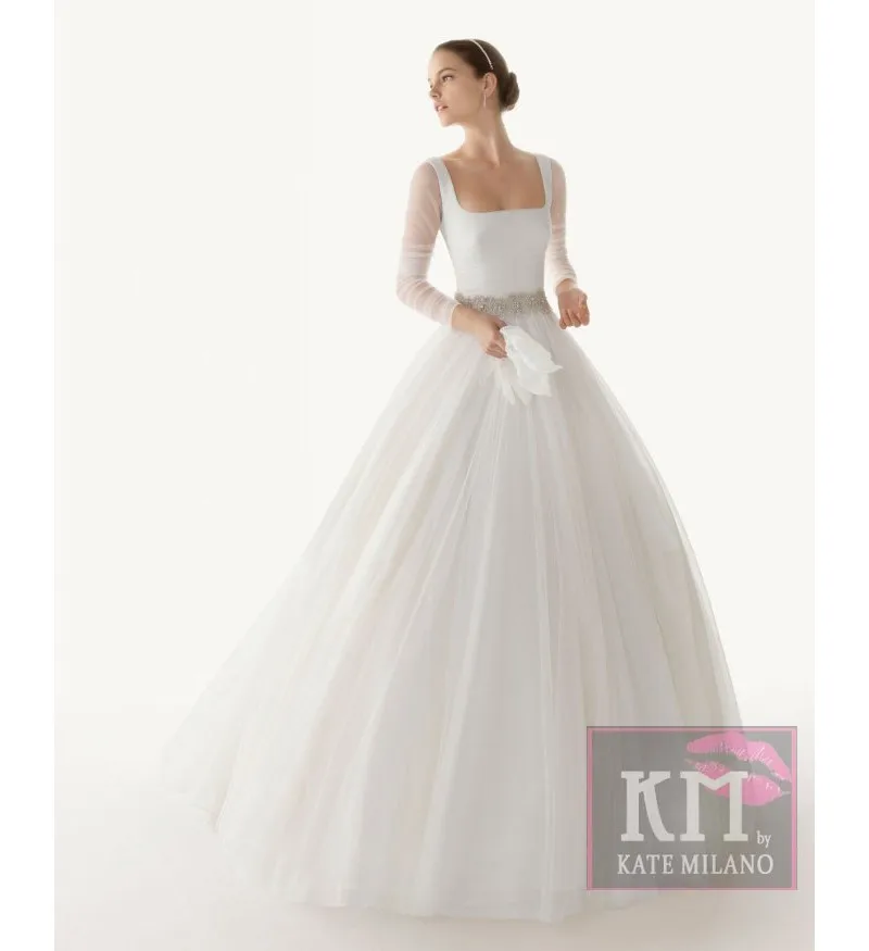 На заказ, длинный рукав,, сексуальное, vestido de noiva longo casamento, романтическое, новое, с поясом из кристаллов, платье невесты, платья для матери невесты