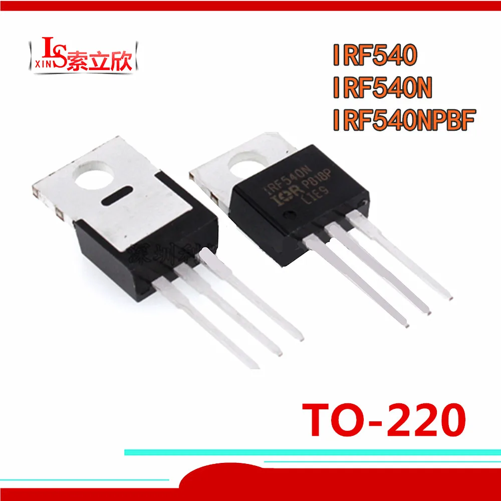 20pieces /lot 100%NEW IRF540 IRF540NPBF IRF540N IRF540N TO 220 100V 33A ...