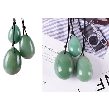 

Natural Jade Egg Vaginal Ball Yoni Egg Set Yoni Vaginal Compact Ball Kegel Ball Vaginal Muscle Kegel Exerciser
