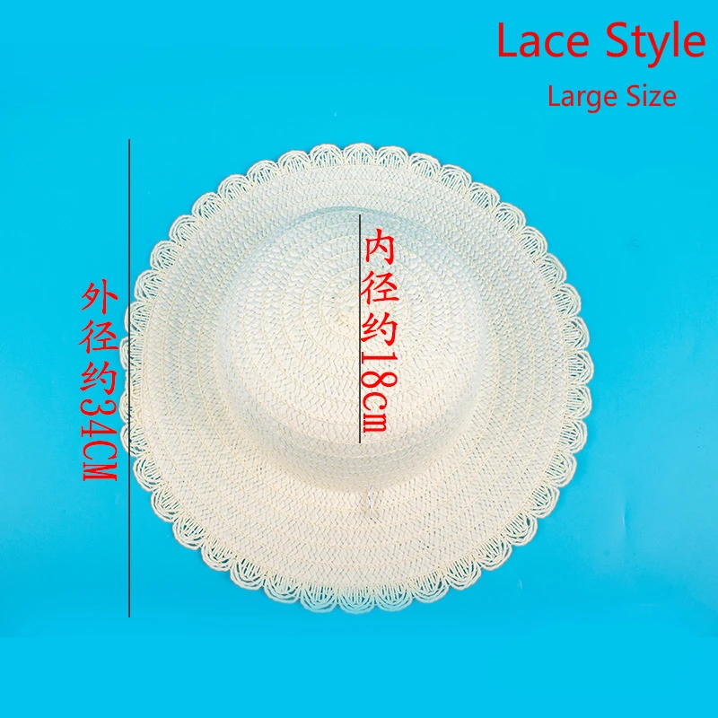 lace L size Креативные соломинки для рукоделия шапки игрушки для детей Knutselen Kinderen Рисование игрушки мальчик картина с изображением девушки создание шляпа Дудл учебная игрушка - Цвет: lace L size