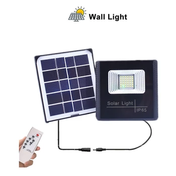 

51leds solar Light smart on at night Ip65 Waterproof Outdoor street wall garden lamp rotable floodlight spotlight option remote