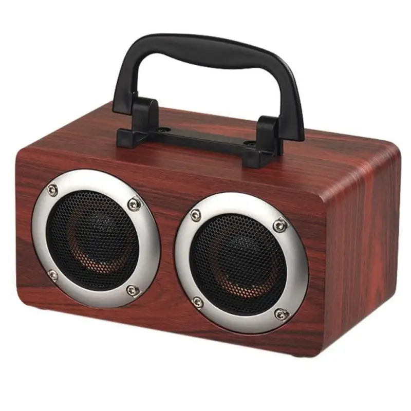 Мини W5B портативный деревянный динамик Bluetooth мобильный компьютер аудио беспроводной плеер открытый Крытый Bluetooth аудио