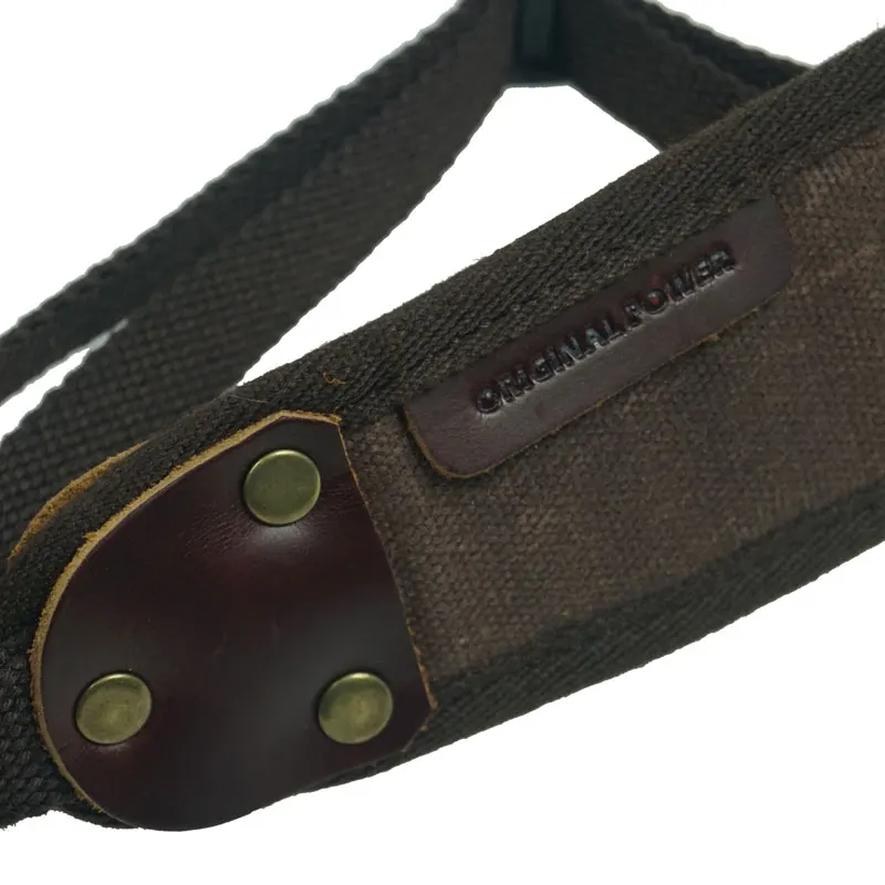 Tactical Canvas Leather Rifle Shotgun Sling 1" Quick Detach Sling Swivels Gun Shoulder Pad Strap Hunting Gun Accessories 68-99CM