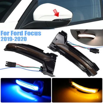 

2pcs Dynamic Turn Signal Light LED Side Wing Rearview Mirror Indicator Blinker Light For Ford Focus Mk4 Ab Bj 2019-2020