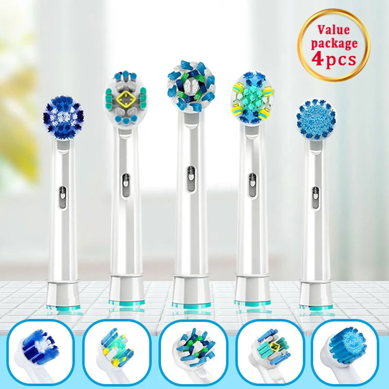 Big Deal Oral B Electric Toothbrush Heads For Oral B Vitality Cross Action Advance Triumph 3D 1gNWbOyAgDK