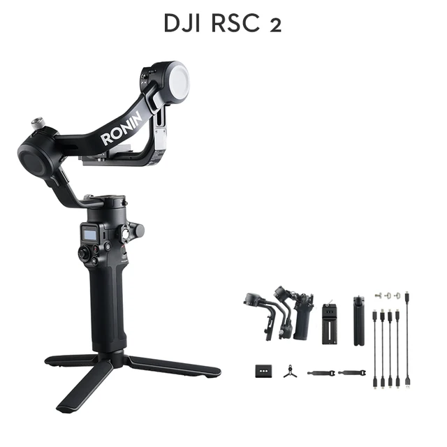 Dji Rsc 2 Pro Combo / Rsc2 Camera Gimbal Foldable Design Built-in
