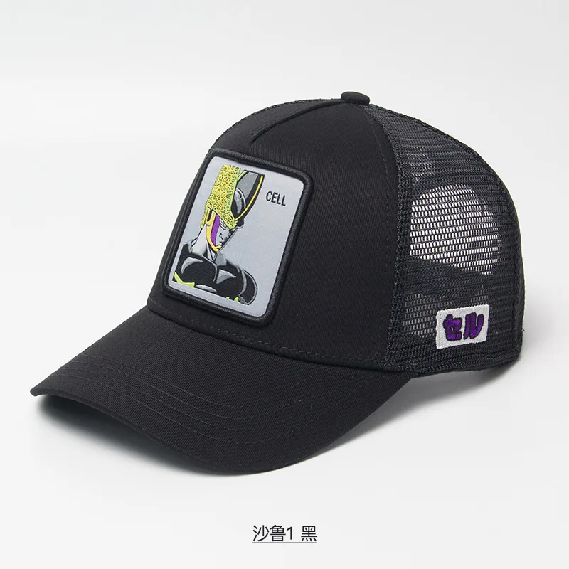 Популярный бренд Goku супер 12 стилей Dragon Ball Snapback хлопковая бейсбольная кепка для мужчин и женщин хип-хоп папа сетчатая шапка бейсболка дропшиппинг - Цвет: Светло-серый