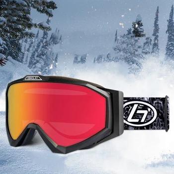 

Ski Goggles Men Women Outdoor Anti-fog Anti-UV Snowboard Goggles Glasses Protective Windproof Skating Skiing Accessories Glasses