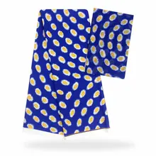 Модальная эластичная атласная шелковая ткань Африканская мягкая восковая ткань с принтом 2 ярда шифон 4 ярда audel modell ИМИТИРОВАННАЯ Анкара ткань 101411