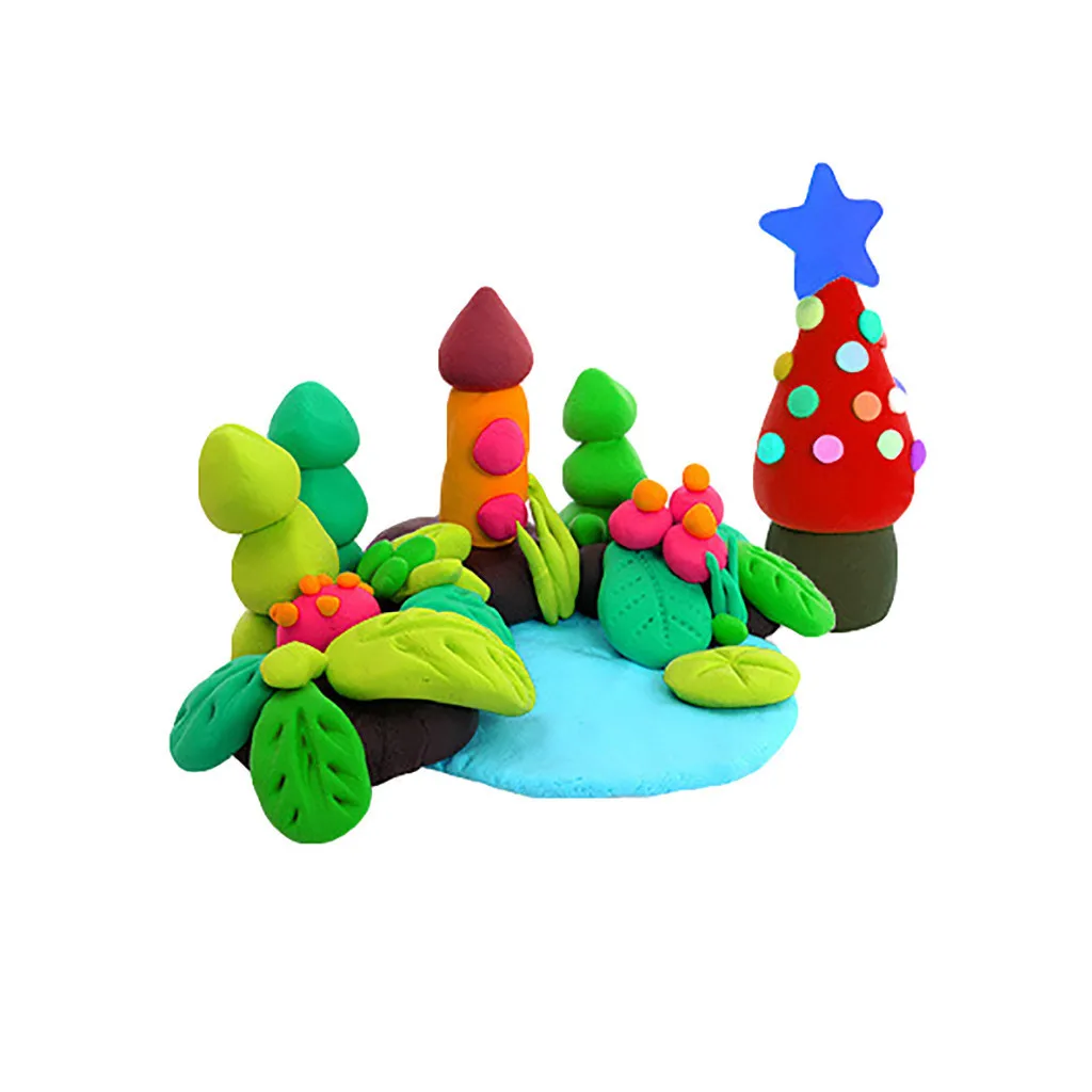 Soft Clay DIY Toys Children Educational Plasticine Colorful Kids Gift Child Creativity Imagination Education toys #B