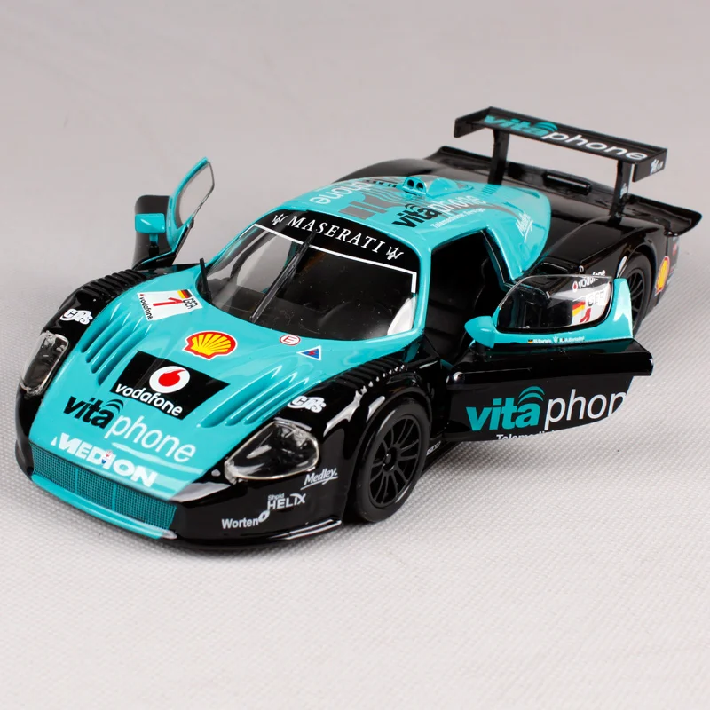 Bburago 1:24 Maserati MC12 гусеничная машина литая под давлением модель автомобиля игрушка Новинка в коробке Оранжевый 21078