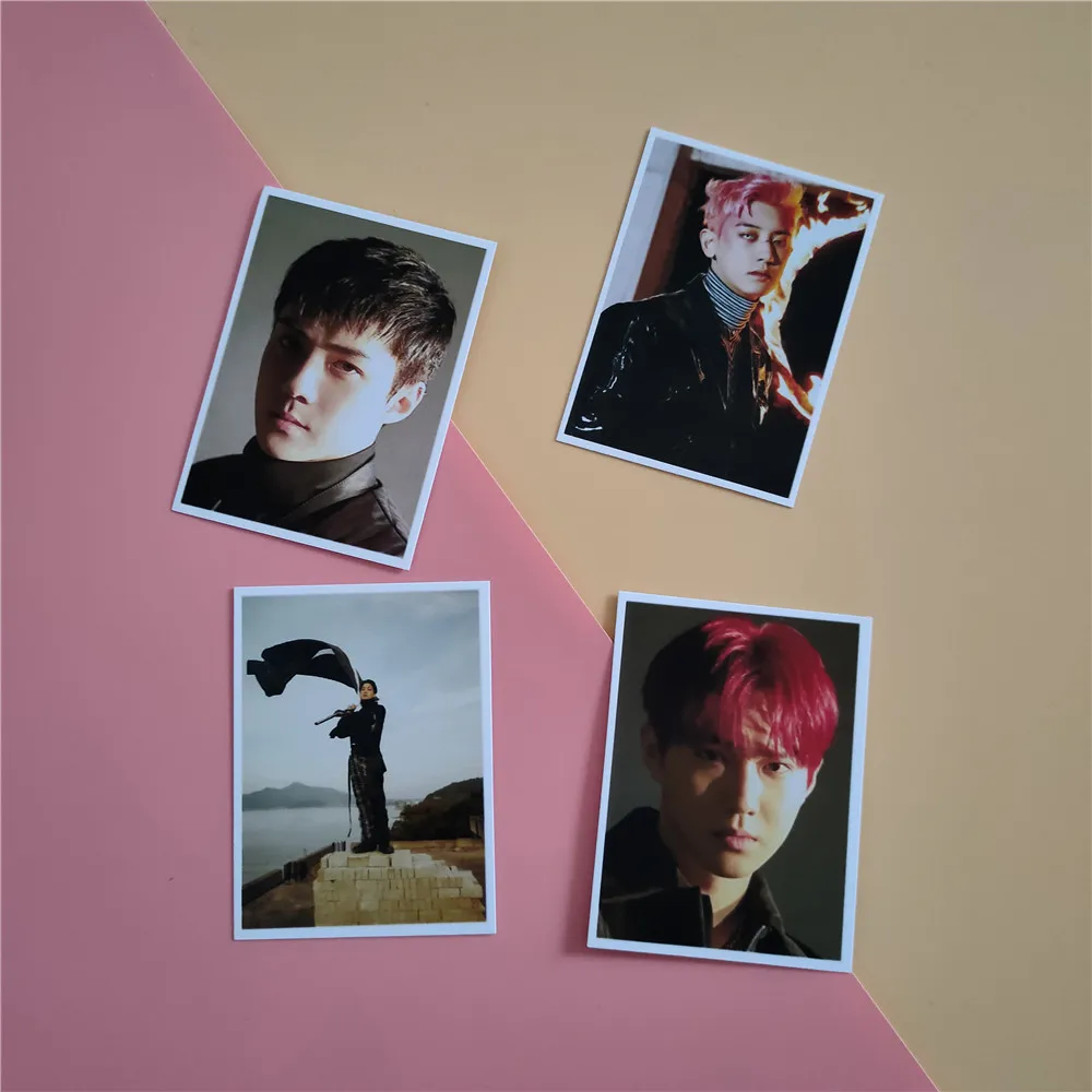 16 шт./компл. Kpop EXO OBSESSION lomo card альбом Фотокарта K-POP EXO OBSESSION photo lomo card периферийные Новые поступления