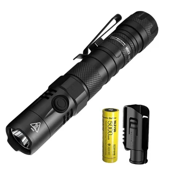 

New NITECORE MH12v2 Tactical Flashlight 1200LM CREE XP-L2 V6 LED USB-C Rechargeable Flashlight with 5000mAh Battery for Camping