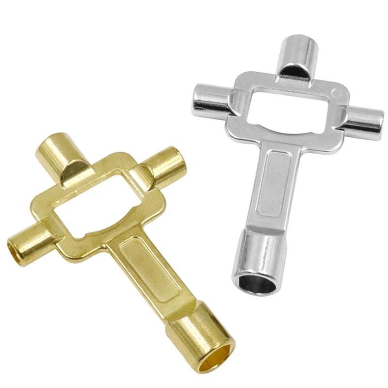

4 In 1 Key Wrench Alloy Cross Switch Universal Square Wrench Tool for Elevator Electric Control Cabinet J8