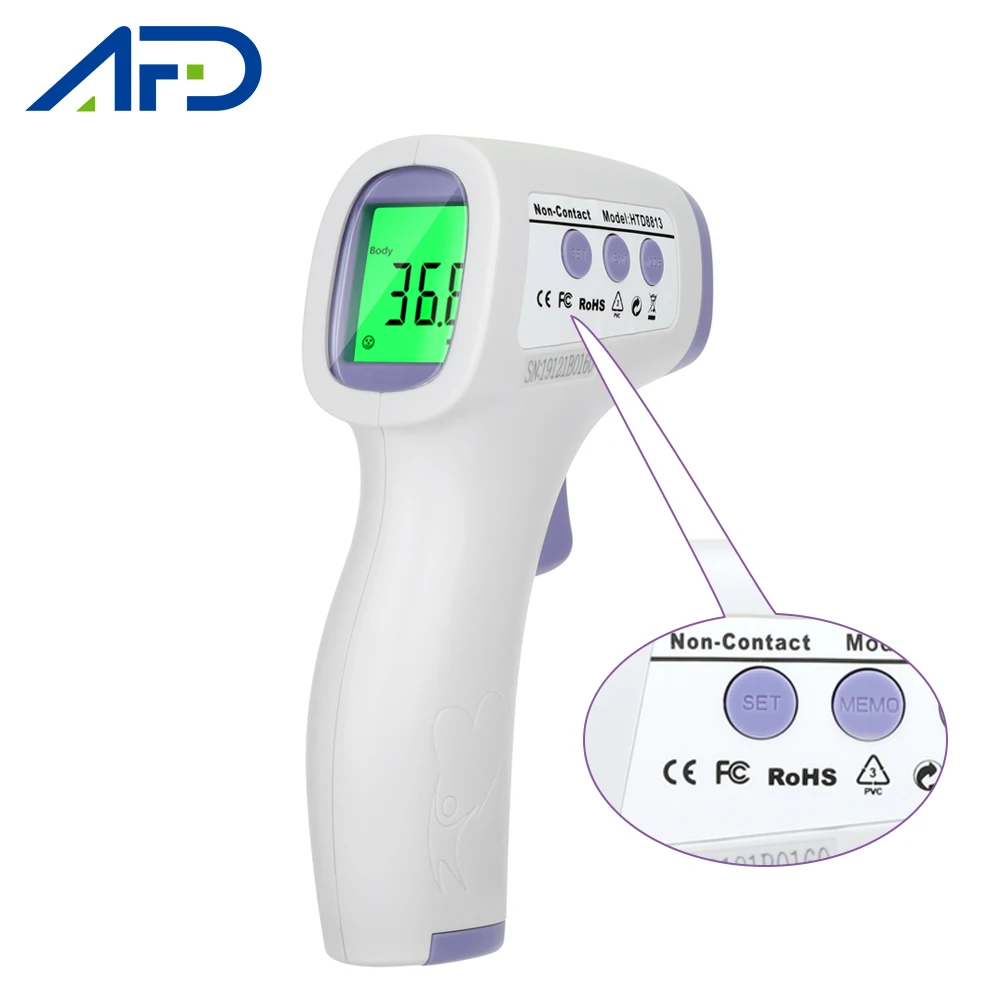 Термометр температуры младенца Инфракрасный цифровой ЖК-дисплей измерения тела лоб Бесконтактный взрослый температура тела ИК дети Termometro