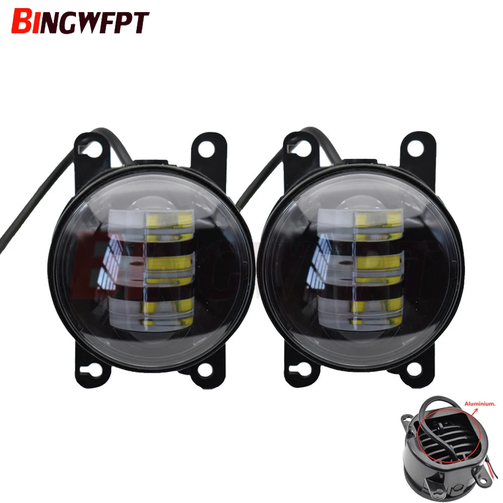

1 Pair LED Fog Light Lamp Front Bumper Light For Mitsubishi ASX Outlander 2 3 Triton L200 Pajero IV Grandis Galant