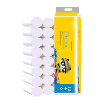 

18 /14 Rolls Hand Paper Household 4-pLY Paper Towels Soft Toilet Papers Skin-Friendly Paper Towels Kitchen Paper Toilet Paper