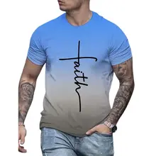Summer Men's T-shirt Oversize Loose Short Sleeve Retro Casual Fashion Printed Round Neck Men's T-shirt