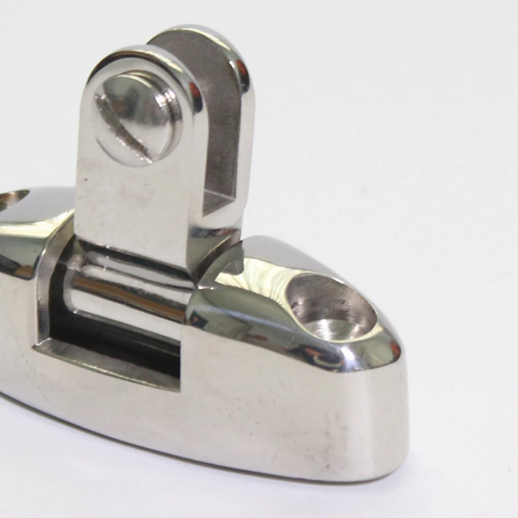 

2 Pieces Marine Quick Release Swivel Side Mount Bimini Top Hinge/Fitting 180 Degree - 316 Stainless Steel