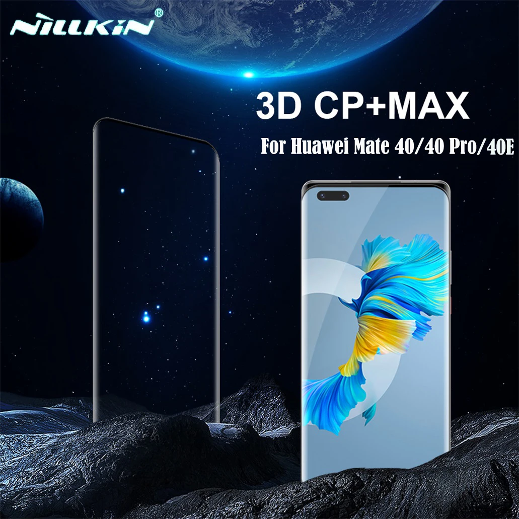 Tempered glass For Huawei Mate 40E 40 Pro Full Coverage Screen Protector Nillkin 3D CP+ Max 9H Glass Film For Huawei Mate 40