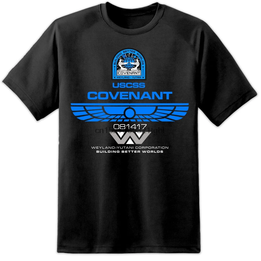 Alien covenent Crew Member футболка Sulaco M41A Pulse Rifle Movie Weyland Yutani Новая мужская модная брендовая