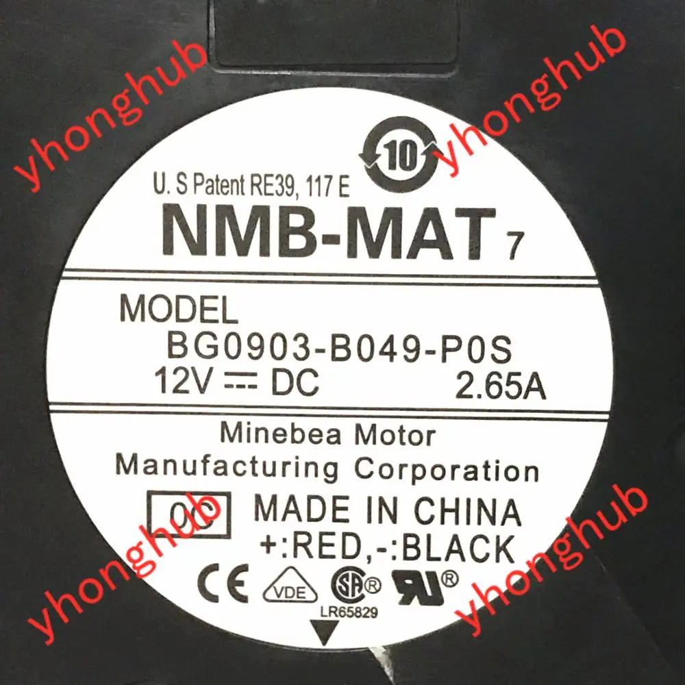 NMB MAT BG0903 B049 P0S X8934 PE850 DC 24V 0.57A 4 проводной Сервер вентилятор охлаждения|blower fan|server fandc