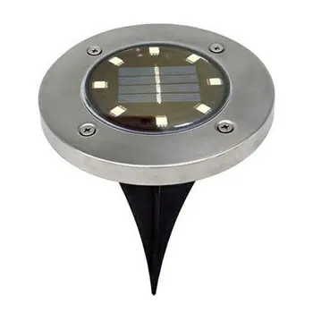 

Solar Ground Lights 8 Led Garden Lights Waterproof Courtyard Outdoor Lights with Light Sensor for Lawn Passage Courtyard