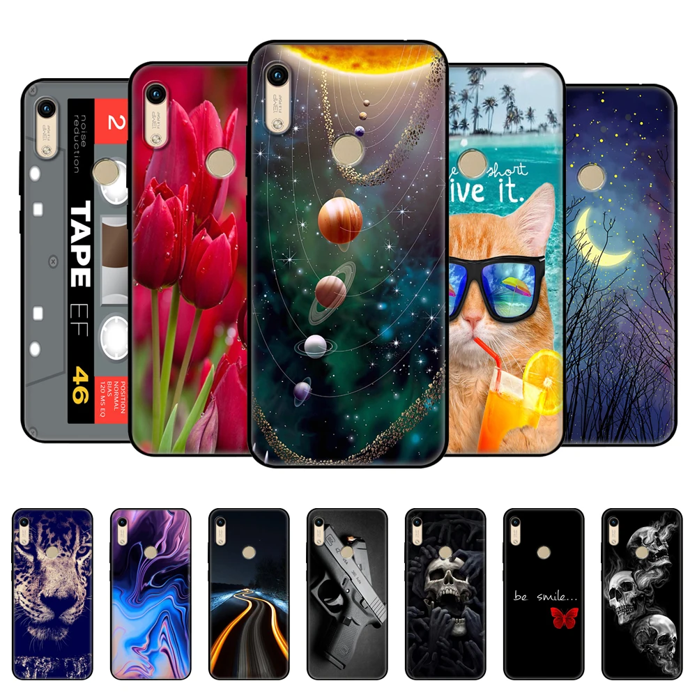Per Huawei Y6S Custodia Protettiva Per Telefono In Silicone Tpu Morbido Da 6.09 Pollici Custodia Protettiva In Tpu Nero
