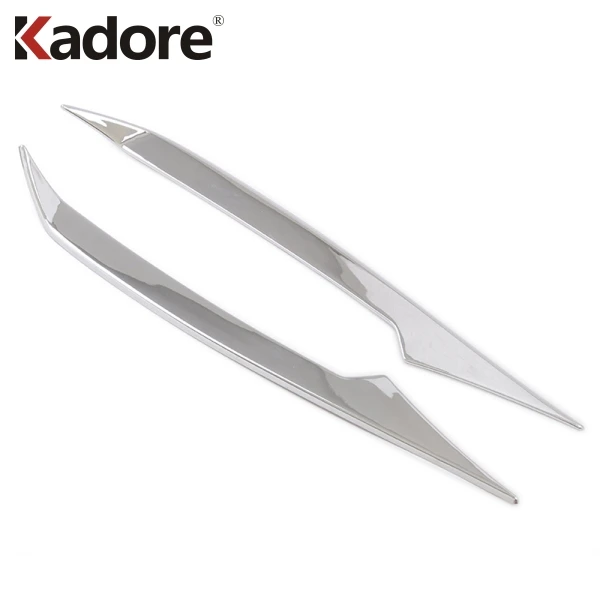 Накладка на переднюю фару для Toyota RAV4 RAV 4 2016 2017 2018 ABS Chrome|abs chrome|trim coverhead light cover |