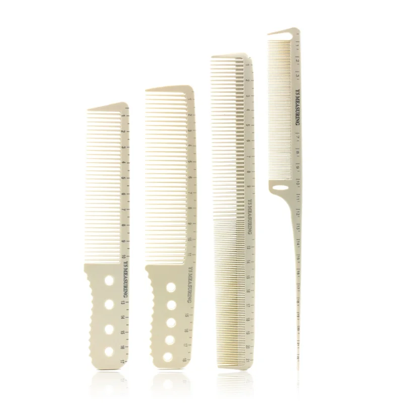 

Professional Salon Hairdressing Comb ABS Cutting Hair Comb With Scale Hair Comb Barber Tools Hair Styling Comb Measuring Comb